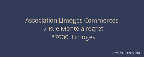 Association Limoges Commerces