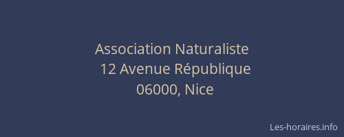 Association Naturaliste
