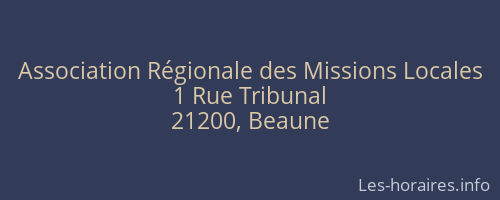 Association Régionale des Missions Locales