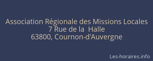 Association Régionale des Missions Locales