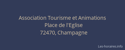 Association Tourisme et Animations