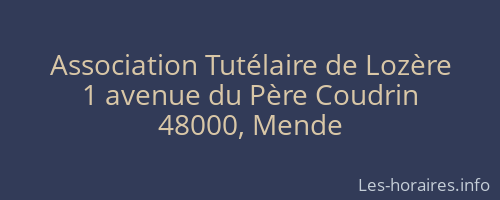 Association Tutélaire de Lozère