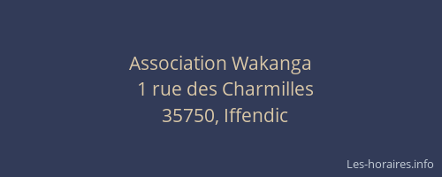 Association Wakanga