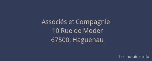 Associés et Compagnie