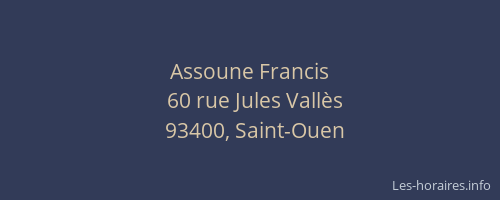 Assoune Francis
