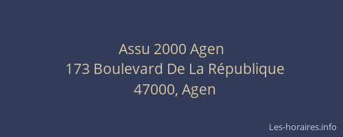 Assu 2000 Agen