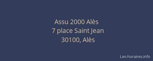 Assu 2000 Alès