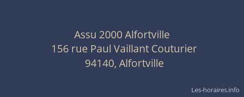 Assu 2000 Alfortville
