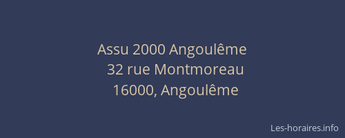 Assu 2000 Angoulême