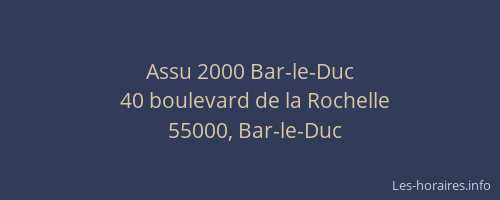 Assu 2000 Bar-le-Duc