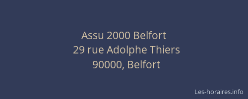 Assu 2000 Belfort