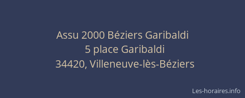 Assu 2000 Béziers Garibaldi