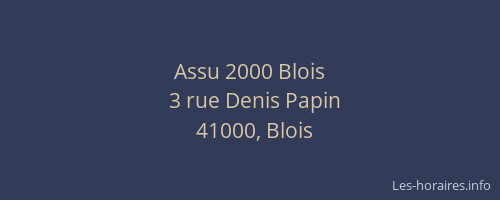 Assu 2000 Blois