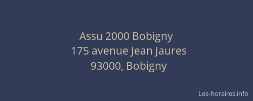 Assu 2000 Bobigny