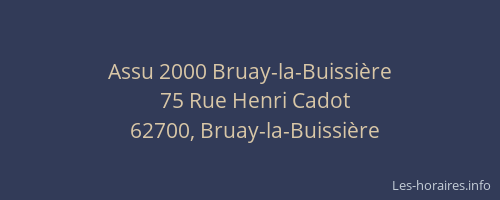 Assu 2000 Bruay-la-Buissière