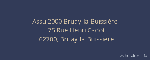 Assu 2000 Bruay-la-Buissière