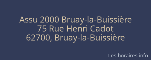 Assu 2000 Bruay-la-Buissière