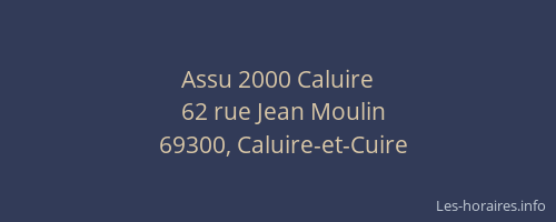Assu 2000 Caluire