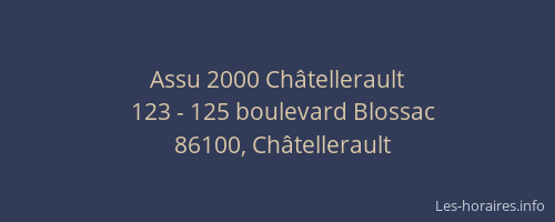 Assu 2000 Châtellerault