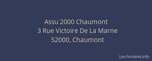 Assu 2000 Chaumont