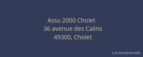 Assu 2000 Cholet