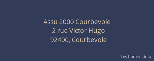 Assu 2000 Courbevoie