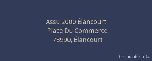 Assu 2000 Élancourt