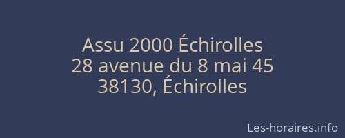 Assu 2000 Échirolles