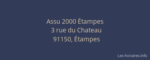 Assu 2000 Étampes