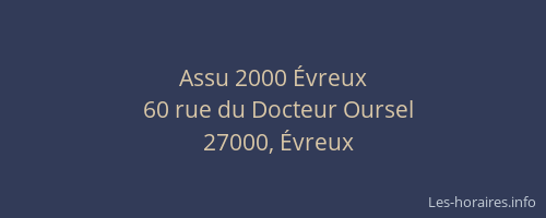 Assu 2000 Évreux