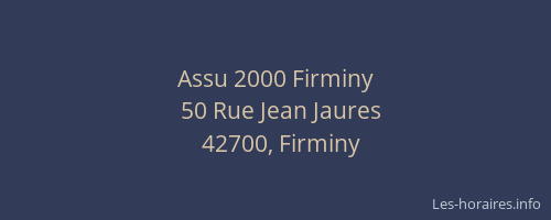 Assu 2000 Firminy