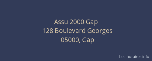 Assu 2000 Gap