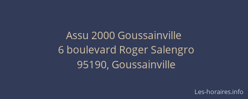 Assu 2000 Goussainville
