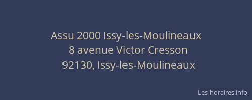 Assu 2000 Issy-les-Moulineaux