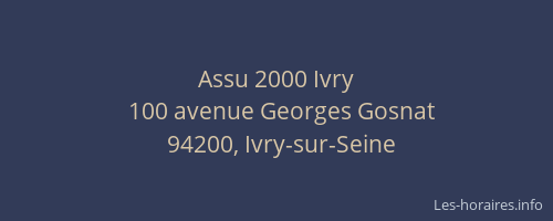 Assu 2000 Ivry