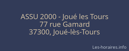 ASSU 2000 - Joué les Tours