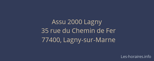 Assu 2000 Lagny