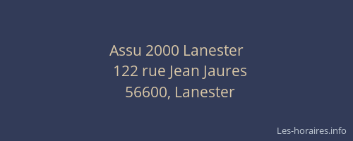 Assu 2000 Lanester