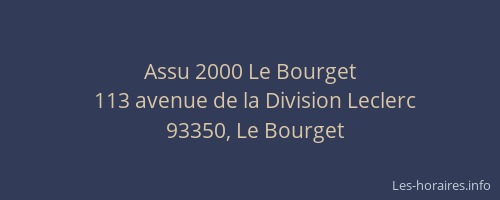 Assu 2000 Le Bourget