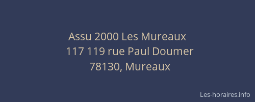 Assu 2000 Les Mureaux
