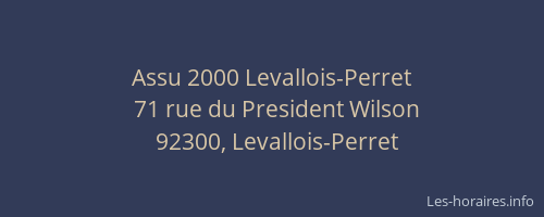 Assu 2000 Levallois-Perret