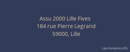 Assu 2000 Lille Fives