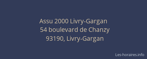 Assu 2000 Livry-Gargan