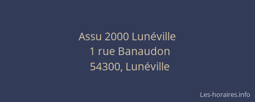 Assu 2000 Lunéville