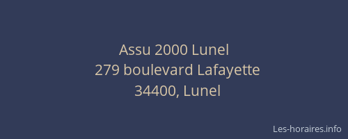 Assu 2000 Lunel