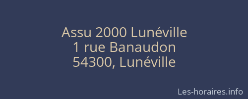 Assu 2000 Lunéville