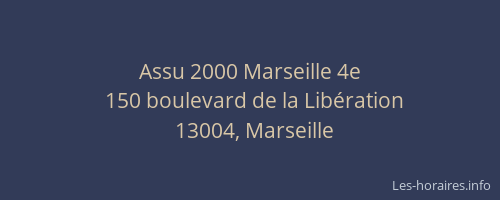 Assu 2000 Marseille 4e