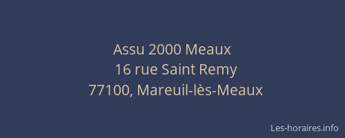 Assu 2000 Meaux