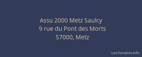 Assu 2000 Metz Saulcy