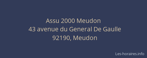 Assu 2000 Meudon